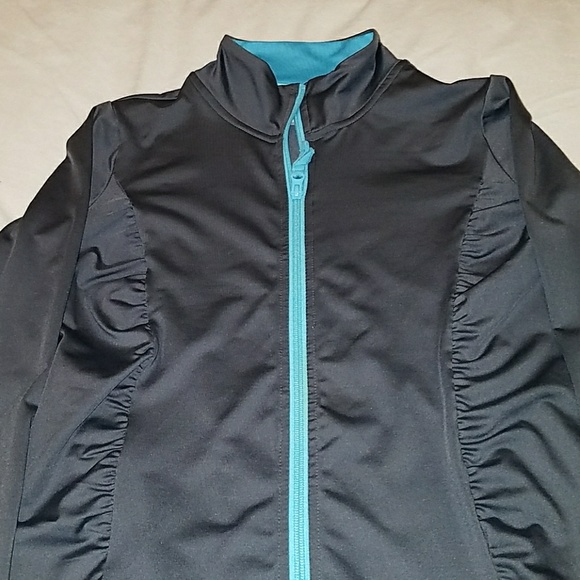 Grey workout track sweater (kids xl) - Picture 2 of 5